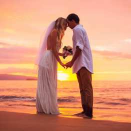 A beach wedding planner in Ibiza