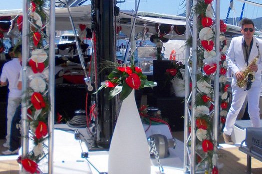 Personalized boat decoration Ibiza